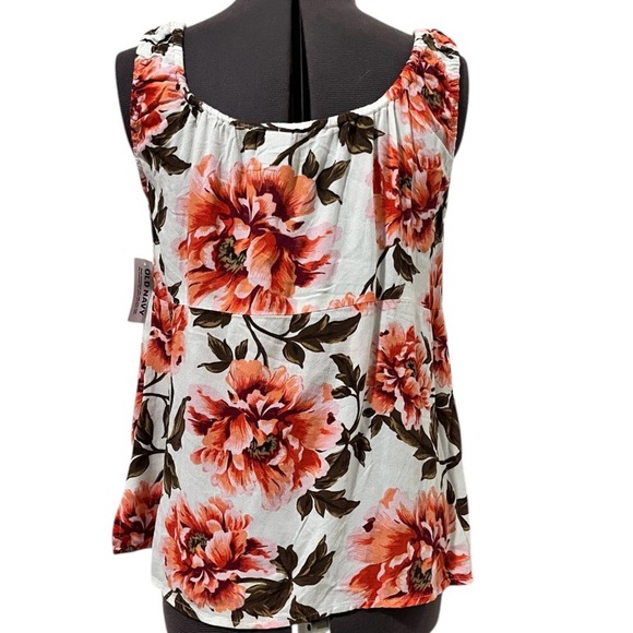 Old Navy Tie Front Crepe Top Size M - Picture 5 of 13